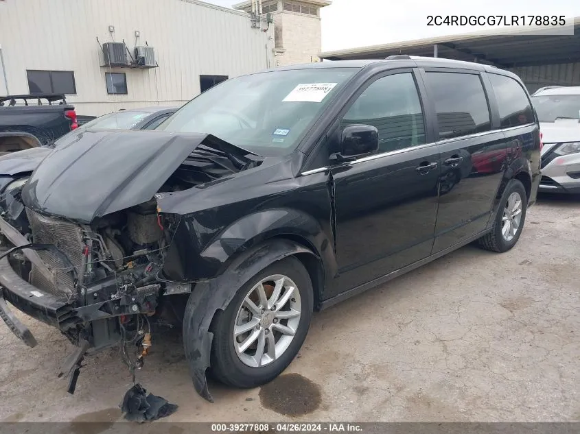 2020 Dodge Grand Caravan Sxt VIN: 2C4RDGCG7LR178835 Lot: 39277808