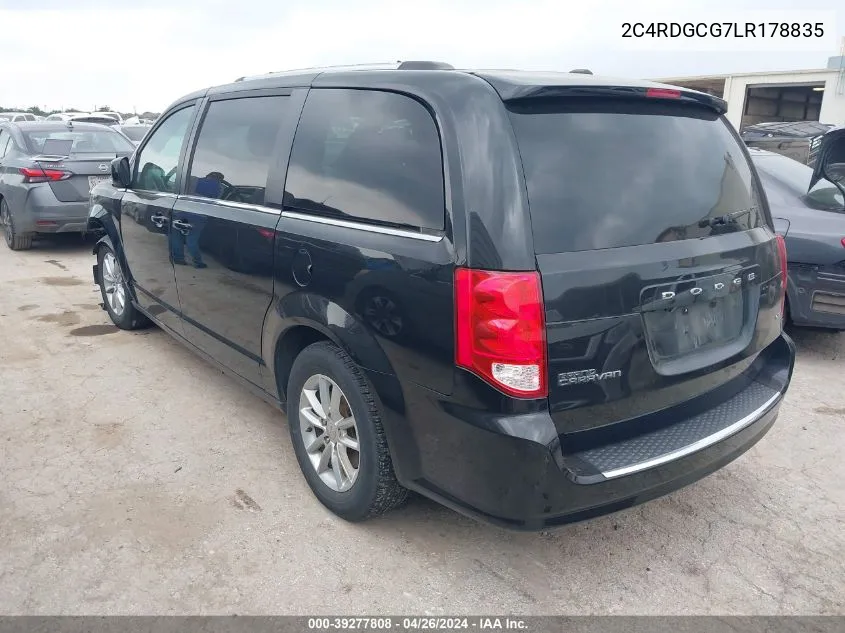 2C4RDGCG7LR178835 2020 Dodge Grand Caravan Sxt