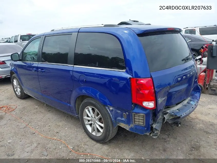 2020 Dodge Grand Caravan Sxt VIN: 2C4RDGCGXLR207633 Lot: 39370865