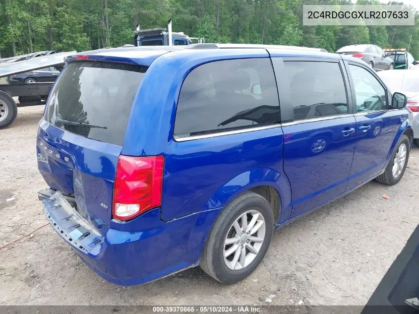 2C4RDGCGXLR207633 2020 Dodge Grand Caravan Sxt