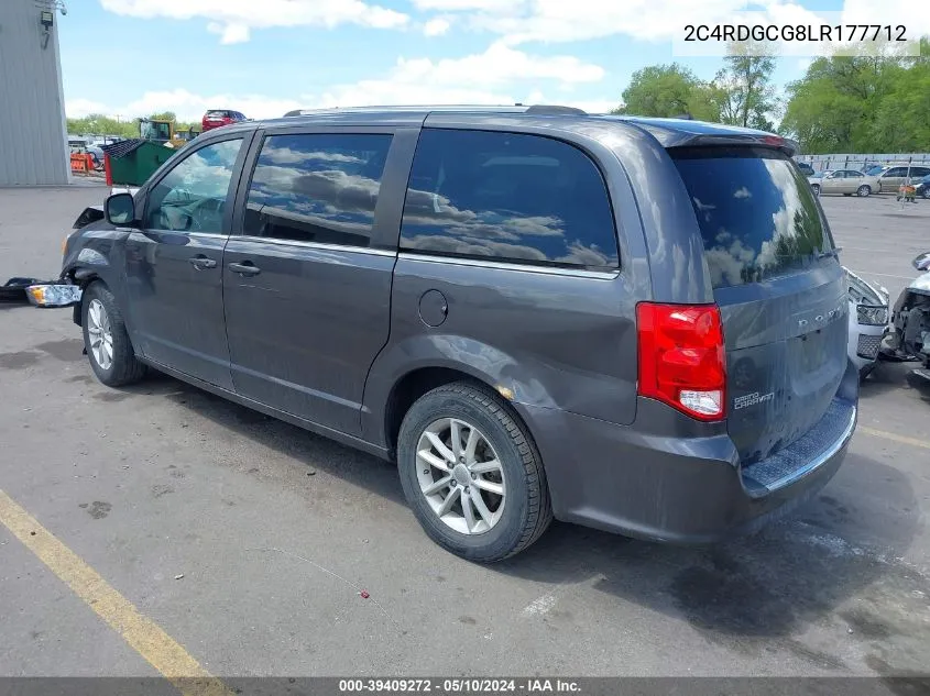 2020 Dodge Grand Caravan Sxt VIN: 2C4RDGCG8LR177712 Lot: 39409272