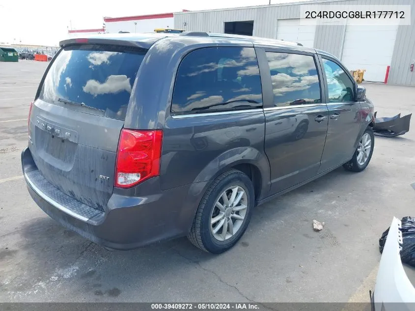 2020 Dodge Grand Caravan Sxt VIN: 2C4RDGCG8LR177712 Lot: 39409272