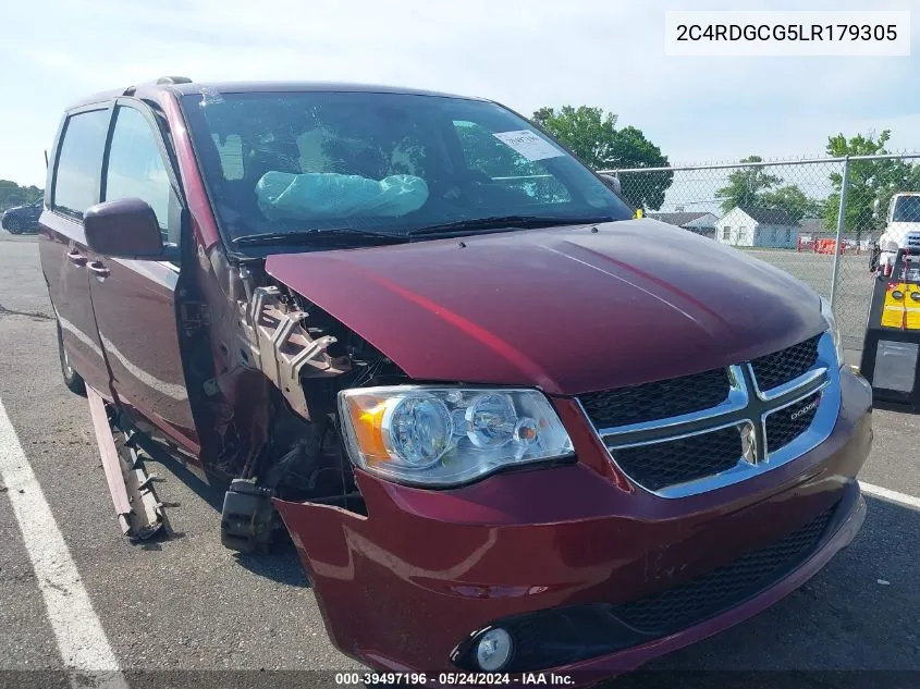 2020 Dodge Grand Caravan Sxt VIN: 2C4RDGCG5LR179305 Lot: 39497196