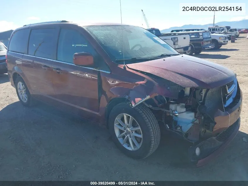 2020 Dodge Grand Caravan Sxt VIN: 2C4RDGCG2LR254154 Lot: 39520499