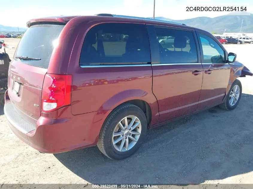 2020 Dodge Grand Caravan Sxt VIN: 2C4RDGCG2LR254154 Lot: 39520499