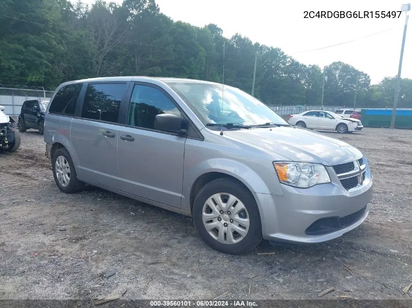 2C4RDGBG6LR155497 2020 Dodge Grand Caravan Se