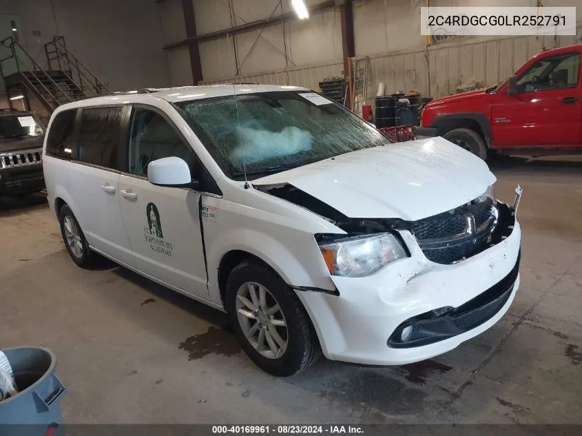 2C4RDGCG0LR252791 2020 Dodge Grand Caravan Sxt