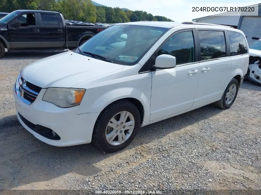 2C4RDGCG7LR170220 2020 Dodge Grand Caravan Sxt