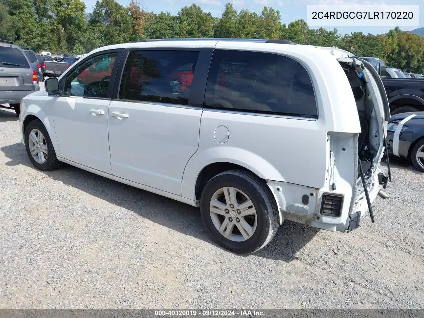 2C4RDGCG7LR170220 2020 Dodge Grand Caravan Sxt