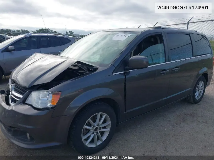 2020 Dodge Grand Caravan Sxt VIN: 2C4RDGCG7LR174901 Lot: 40324243