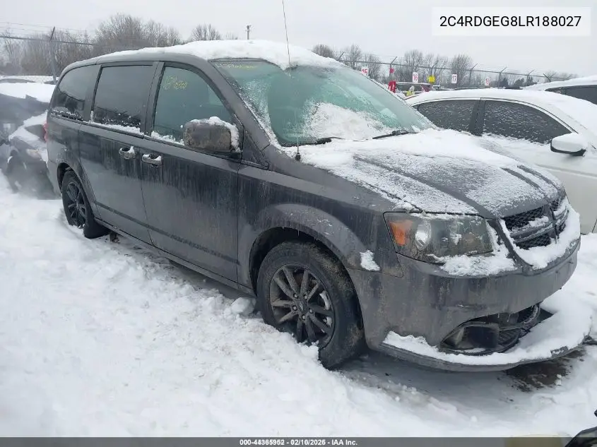 2C4RDGEG8LR188027 2020 Dodge Grand Caravan Gt