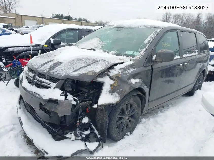 2C4RDGEG8LR188027 2020 Dodge Grand Caravan Gt