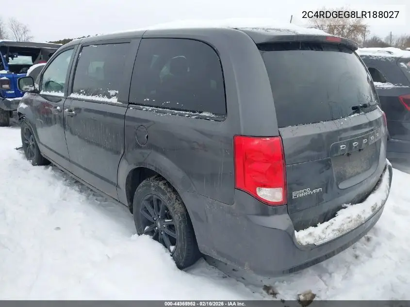 2C4RDGEG8LR188027 2020 Dodge Grand Caravan Gt