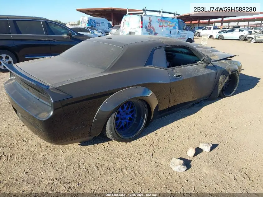 2B3LJ74W59H588280 2009 Dodge Challenger Srt8