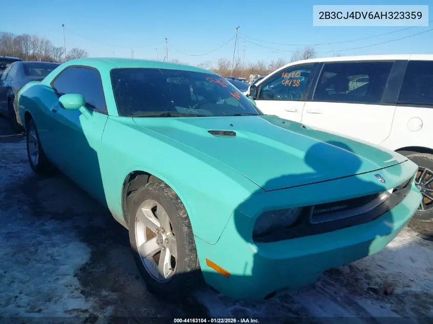 2B3CJ4DV6AH323359 2010 Dodge Challenger Se