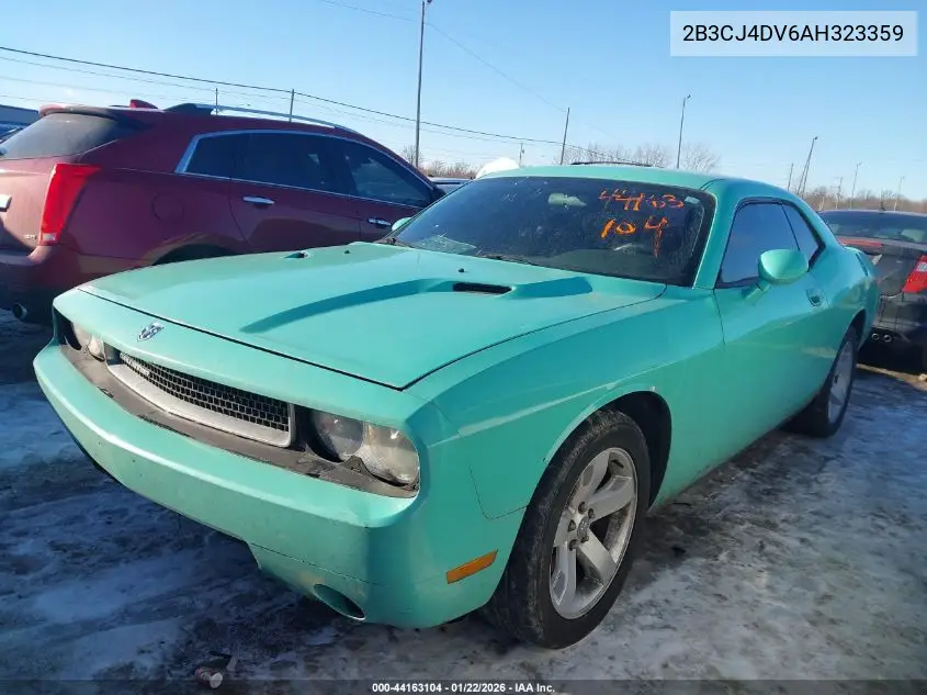 2B3CJ4DV6AH323359 2010 Dodge Challenger Se