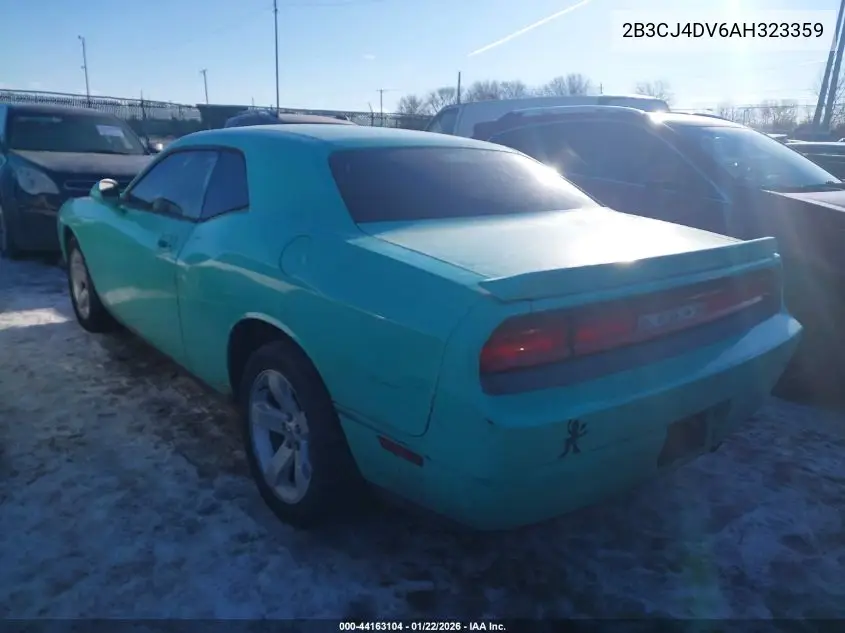 2B3CJ4DV6AH323359 2010 Dodge Challenger Se