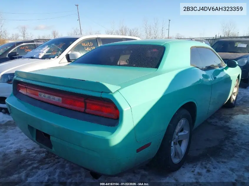 2B3CJ4DV6AH323359 2010 Dodge Challenger Se