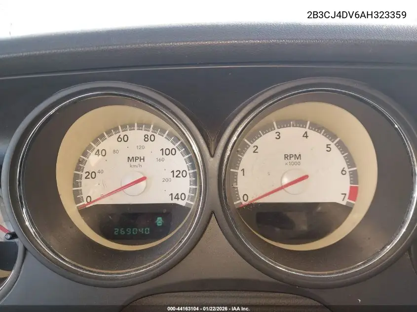 2B3CJ4DV6AH323359 2010 Dodge Challenger Se