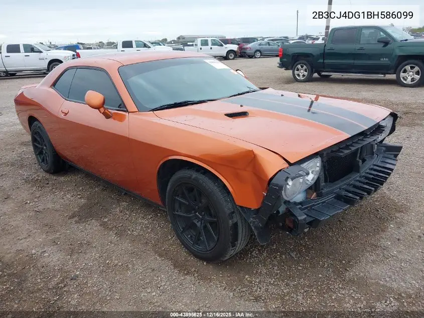 2B3CJ4DG1BH586099 2011 Dodge Challenger