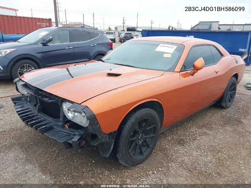 2B3CJ4DG1BH586099 2011 Dodge Challenger
