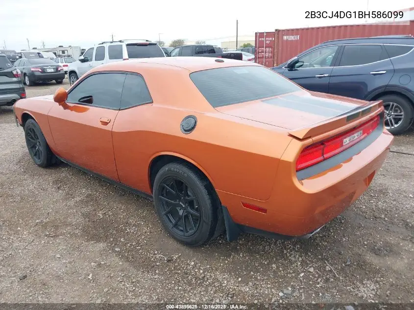 2B3CJ4DG1BH586099 2011 Dodge Challenger