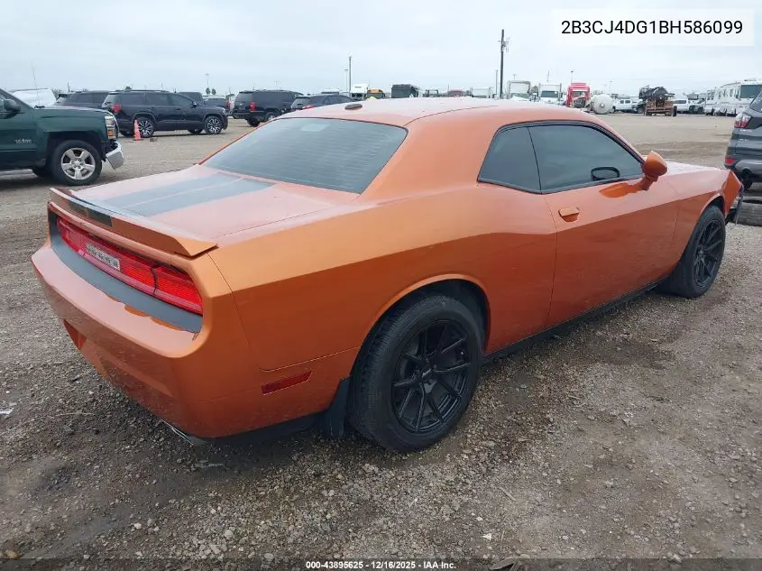 2B3CJ4DG1BH586099 2011 Dodge Challenger