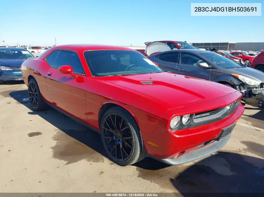 2B3CJ4DG1BH503691 2011 Dodge Challenger