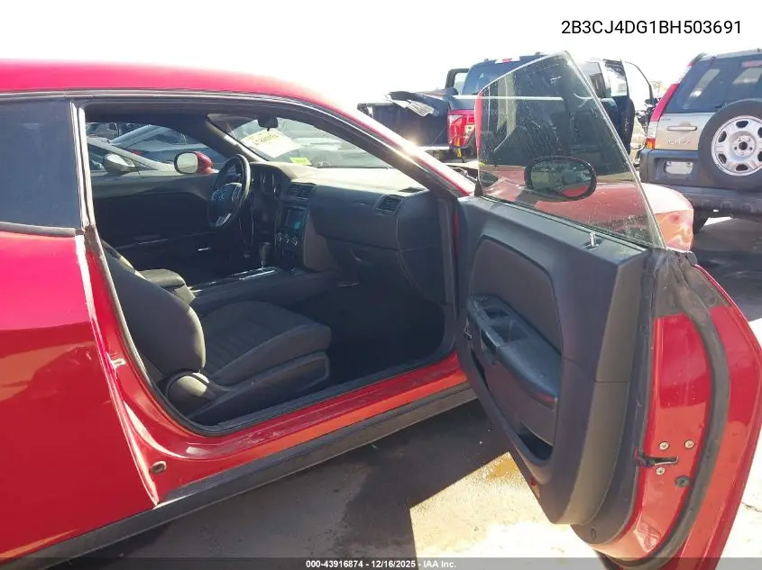 2B3CJ4DG1BH503691 2011 Dodge Challenger