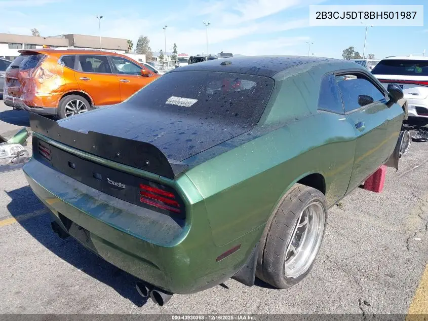 2B3CJ5DT8BH501987 2011 Dodge Challenger R/T