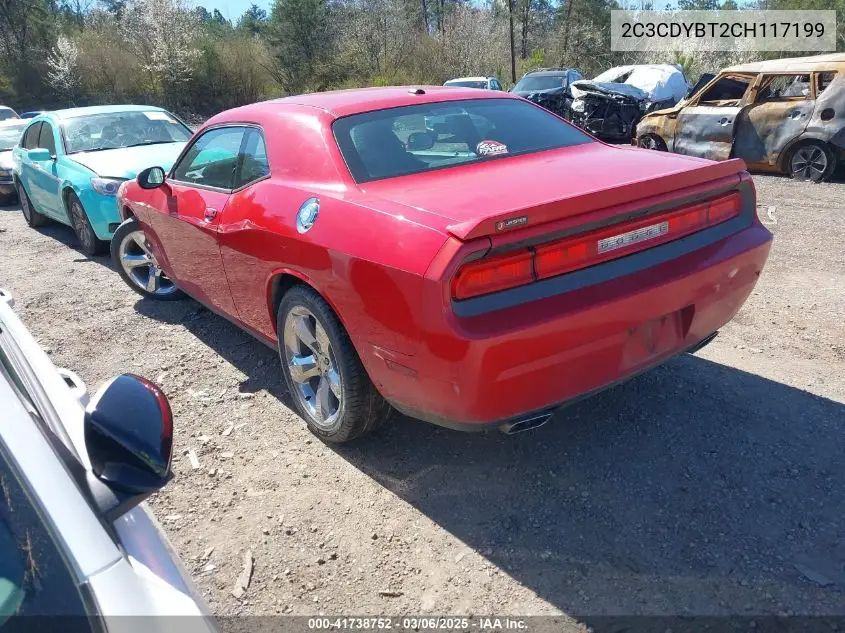 2012 Dodge Challenger R/T VIN: 2C3CDYBT2CH117199 Lot: 41738752