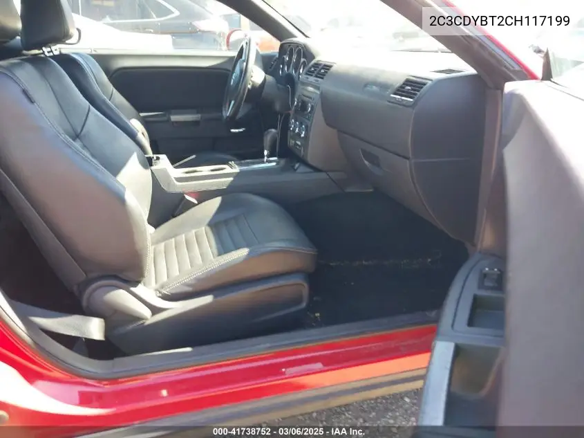 2012 Dodge Challenger R/T VIN: 2C3CDYBT2CH117199 Lot: 41738752