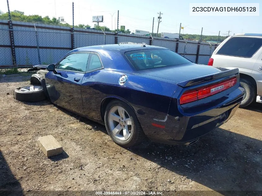 2C3CDYAG1DH605128 2013 Dodge Challenger Sxt Plus