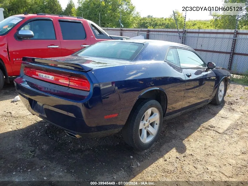 2C3CDYAG1DH605128 2013 Dodge Challenger Sxt Plus