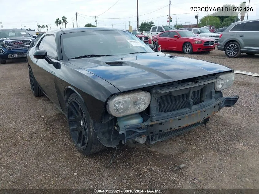 2C3CDYAG1DH562426 2013 Dodge Challenger Sxt