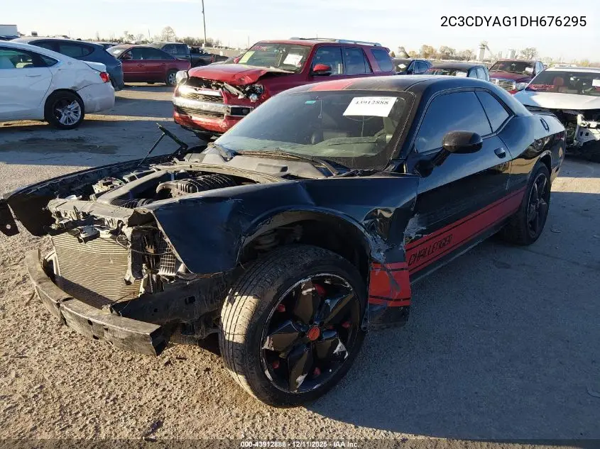 2C3CDYAG1DH676295 2013 Dodge Challenger Rallye Redline