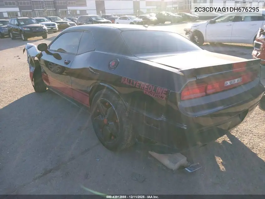 2C3CDYAG1DH676295 2013 Dodge Challenger Rallye Redline