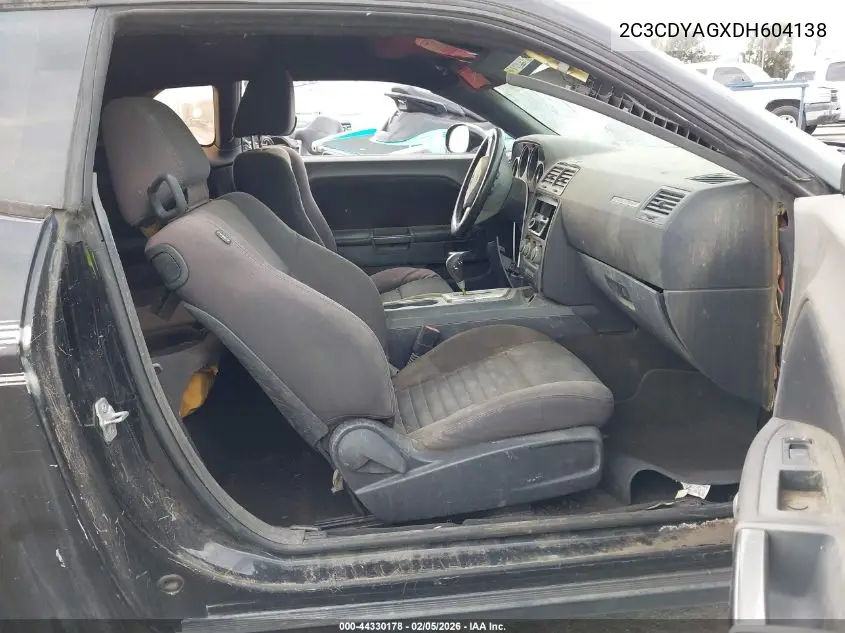 2C3CDYAG7DH718677 2013 Dodge Challenger Sxt