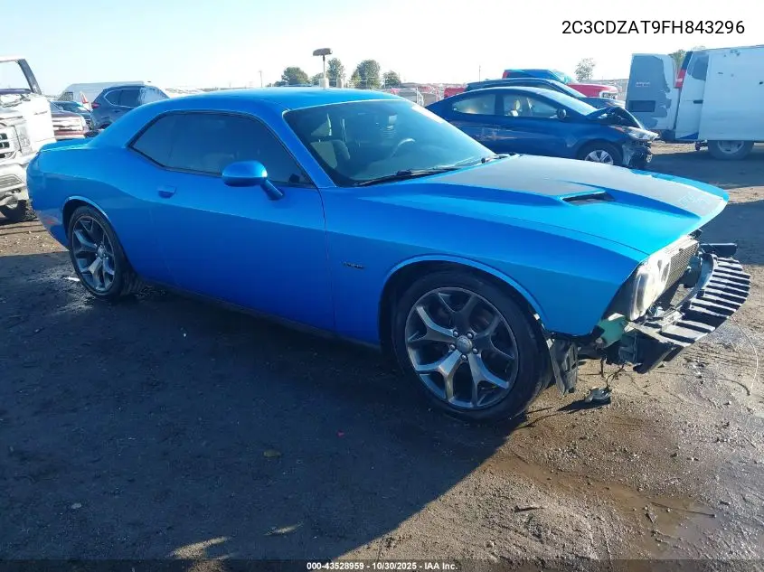 2C3CDZAT9FH843296 2015 Dodge Challenger R/T