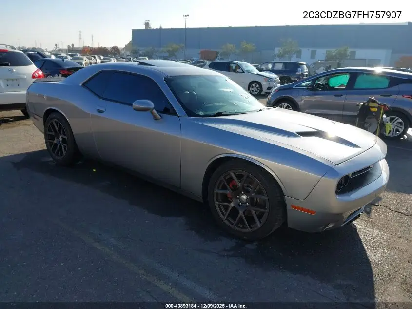 2C3CDZBG7FH757907 2015 Dodge Challenger Sxt Plus