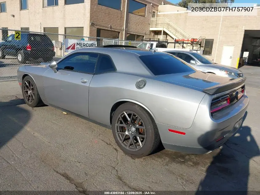2C3CDZBG7FH757907 2015 Dodge Challenger Sxt Plus