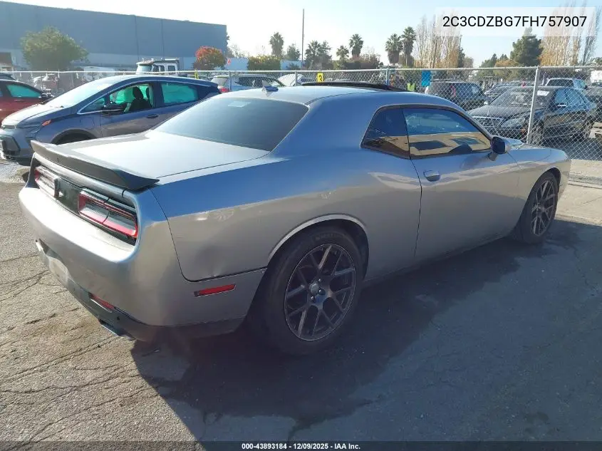 2C3CDZBG7FH757907 2015 Dodge Challenger Sxt Plus