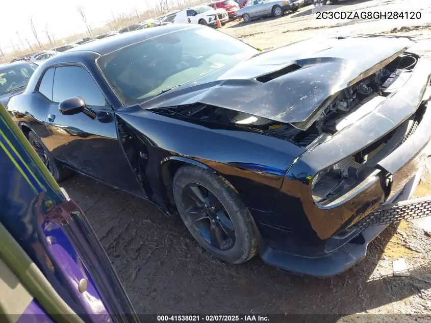2016 Dodge Challenger Sxt VIN: 2C3CDZAG8GH284120 Lot: 41538021