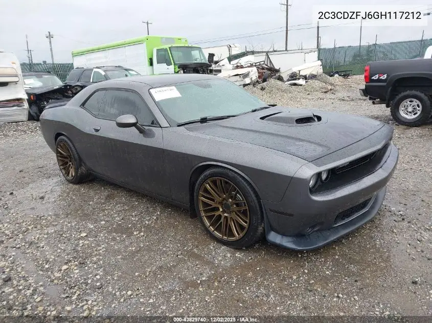 2C3CDZFJ6GH117212 2016 Dodge Challenger 392 Hemi Scat Pack Shaker