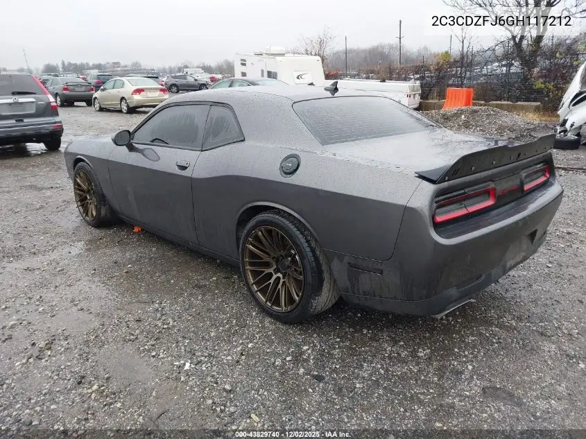 2C3CDZFJ6GH117212 2016 Dodge Challenger 392 Hemi Scat Pack Shaker
