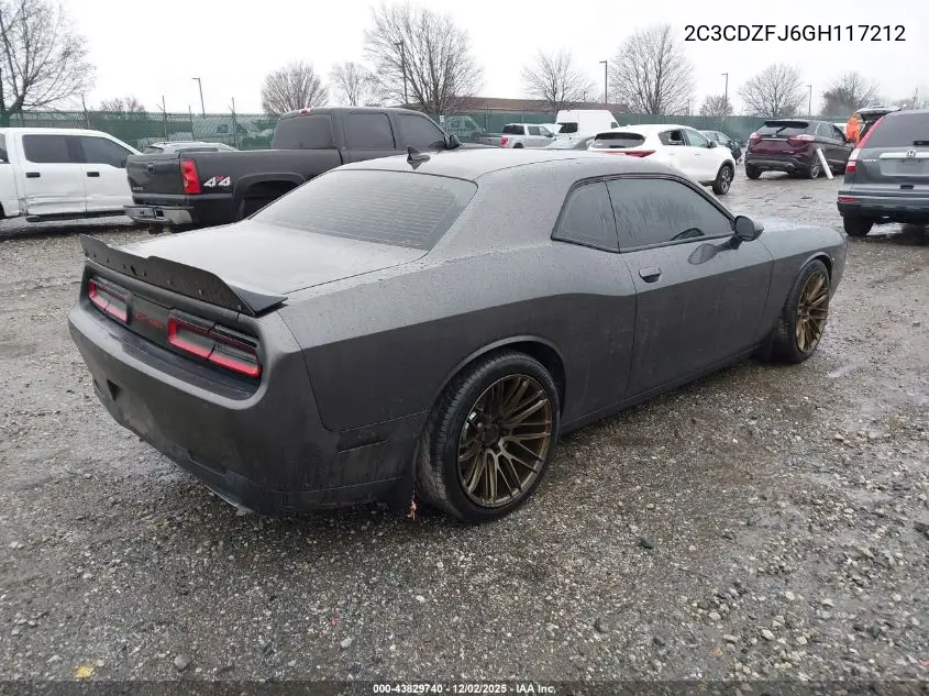 2C3CDZFJ6GH117212 2016 Dodge Challenger 392 Hemi Scat Pack Shaker