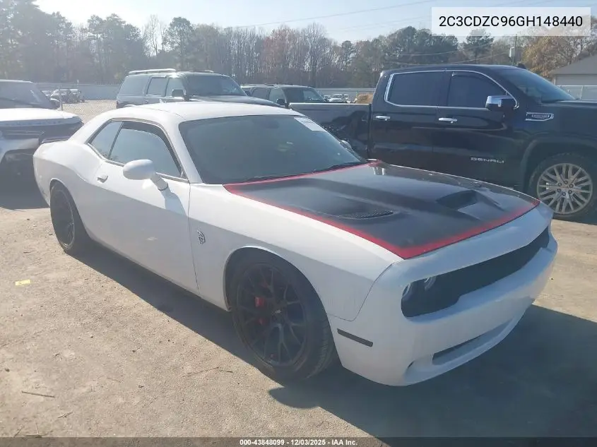 2C3CDZC96GH148440 2016 Dodge Challenger Srt Hellcat
