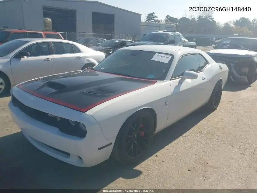 2C3CDZC96GH148440 2016 Dodge Challenger Srt Hellcat