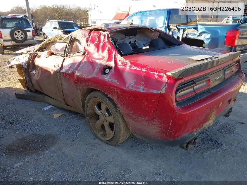2C3CDZBT6GH226406 2016 Dodge Challenger R/T Plus Shaker