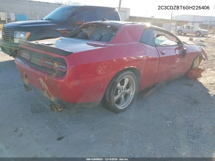 2C3CDZBT6GH226406 2016 Dodge Challenger R/T Plus Shaker
